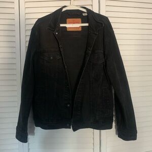 Levi's Black Denim Trucker Jacket